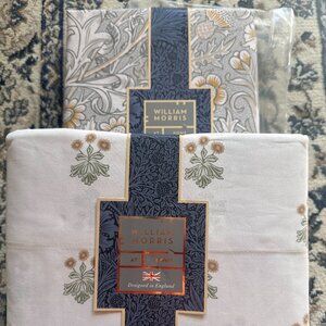 WILLIAM MORRIS England KING DUVET & SHEET SETS - 7 Pieces